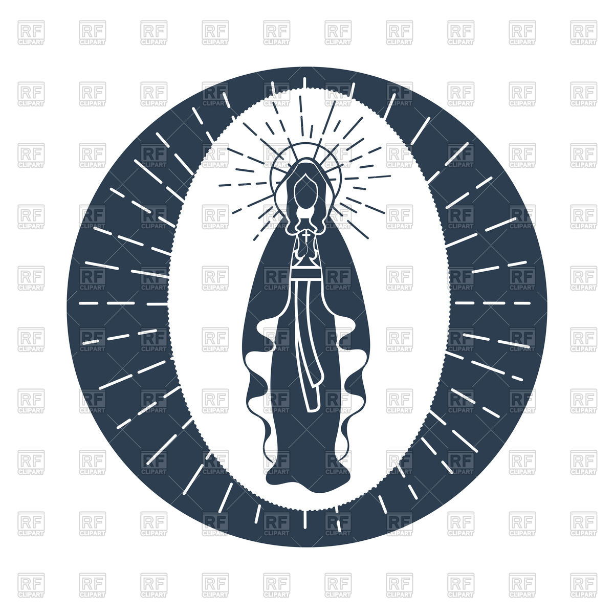Greeting Card For Immaculate Conception Of Virgin Mary Vector 1200x1200 Greeting Card For Immaculate Conception Of Virgin Mary Vector