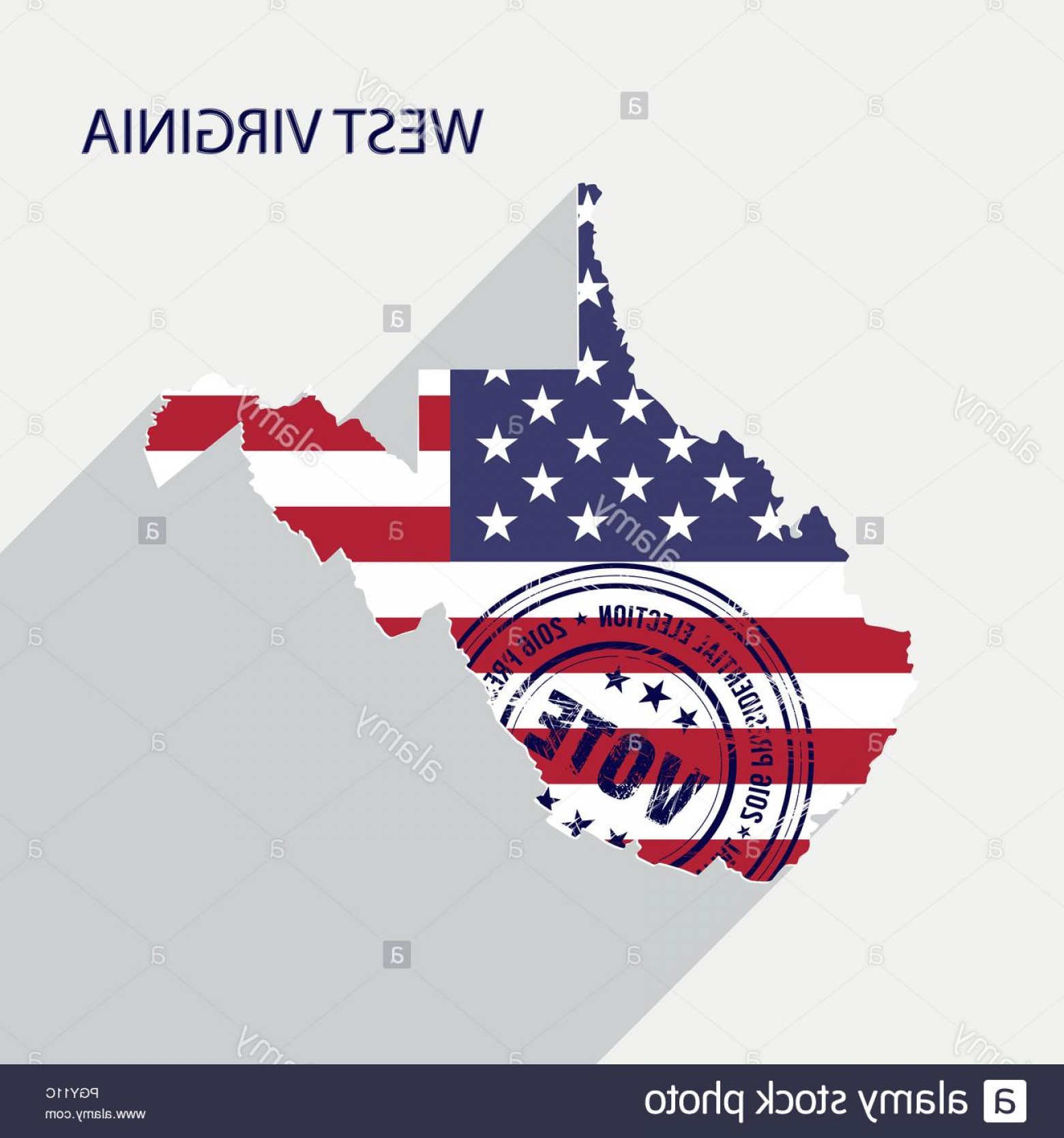 1560x1668 State Of West Virginia Vector Graphic Map With Flag