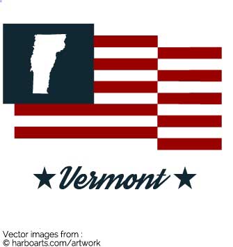 335x355 Download Vermont State Bumper Sticker Flag