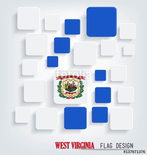 474x500 West Virginia State Flag Design Stock Image And Royalty Free