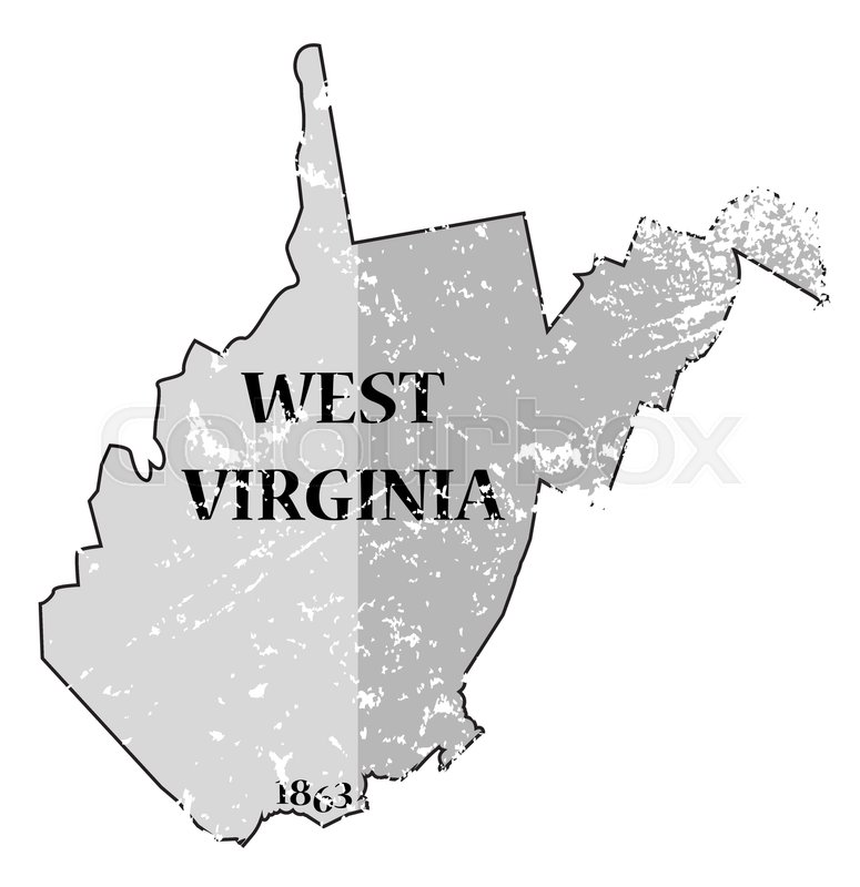A Grunged West Virginia State Outline Stock Vector Colourbox 775x800 A Grunged West Virginia State Outline Stock Vector Colourbox