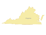 Free Digital Virginia Outline Blank Map 156x121 Free Digital Virginia Outline Blank Map