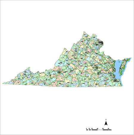 Virginia Digital Vector Maps 450x453 Virginia Digital Vector Maps