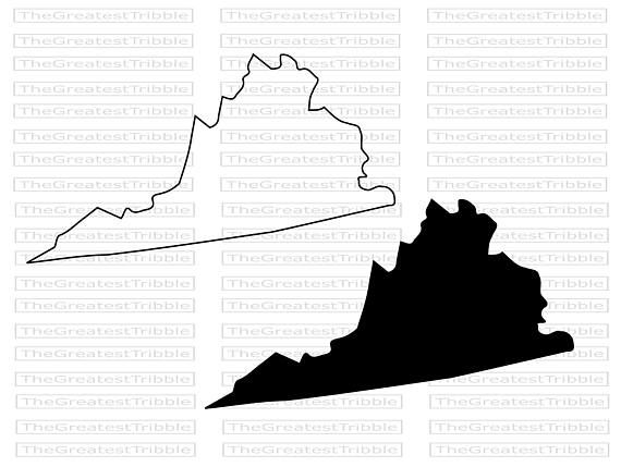 Virginia State Map Png Vector Graphic Clip Art 570x429 Virginia State Map Png Vector Graphic Clip Art