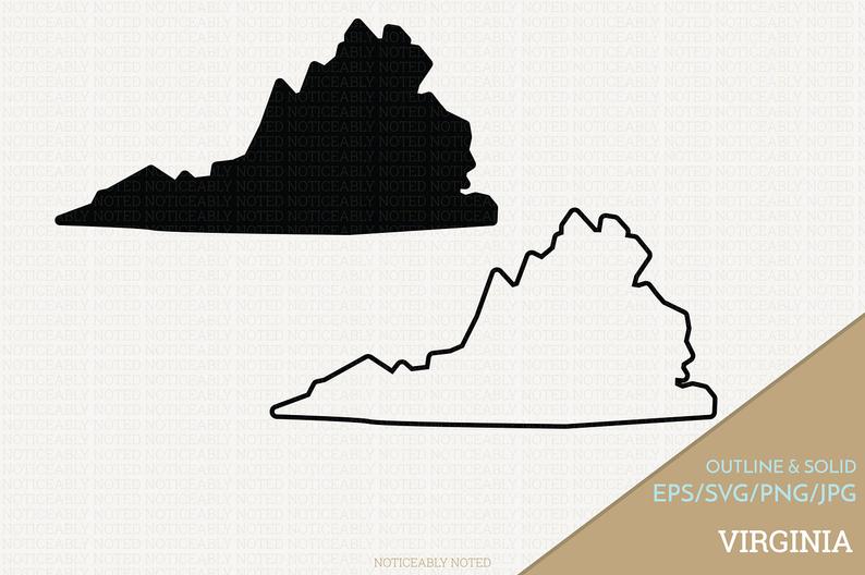 Virginia Vector State Clipart Va Clip Art Virginia Etsy 794x528 Virginia Vector State Clipart Va Clip Art Virginia Etsy