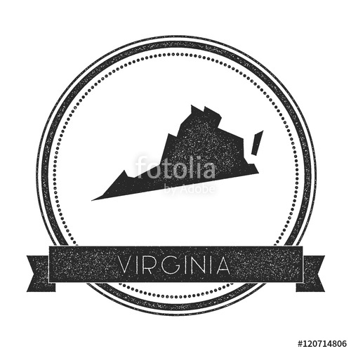 Virginia Vector Map St Retro Distressed Insignia With Us State 500x500 Virginia Vector Map St Retro Distressed Insignia With Us State