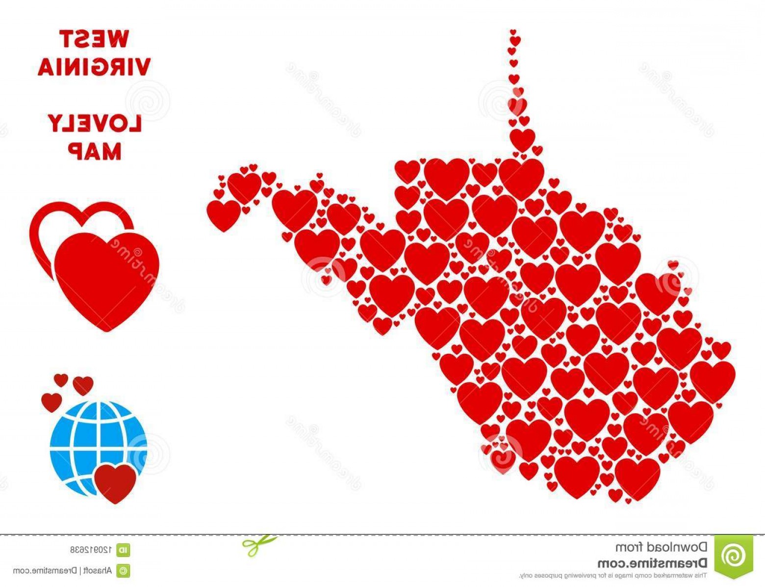 Lovely West Virginia State Map Mosaic Red Hearts Like West 1560x1196 Lovely West Virginia State Map Mosaic Red Hearts Like West