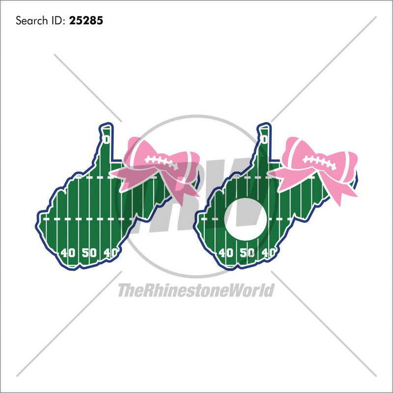 West Virginia Football State Vector 800x800 West Virginia Football State Vector