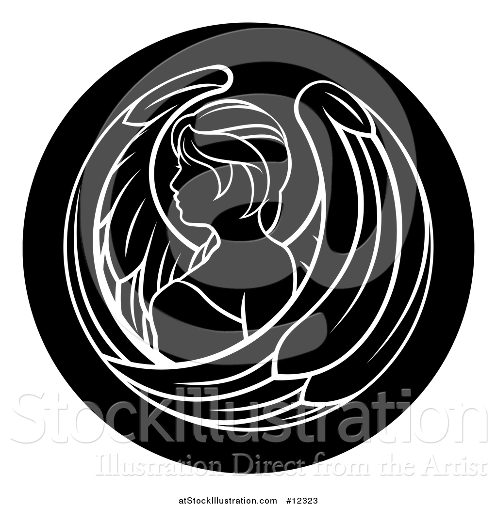 1024x1044 Vector Illustration Of A Zodiac Horoscope Astrology Virgo Circle