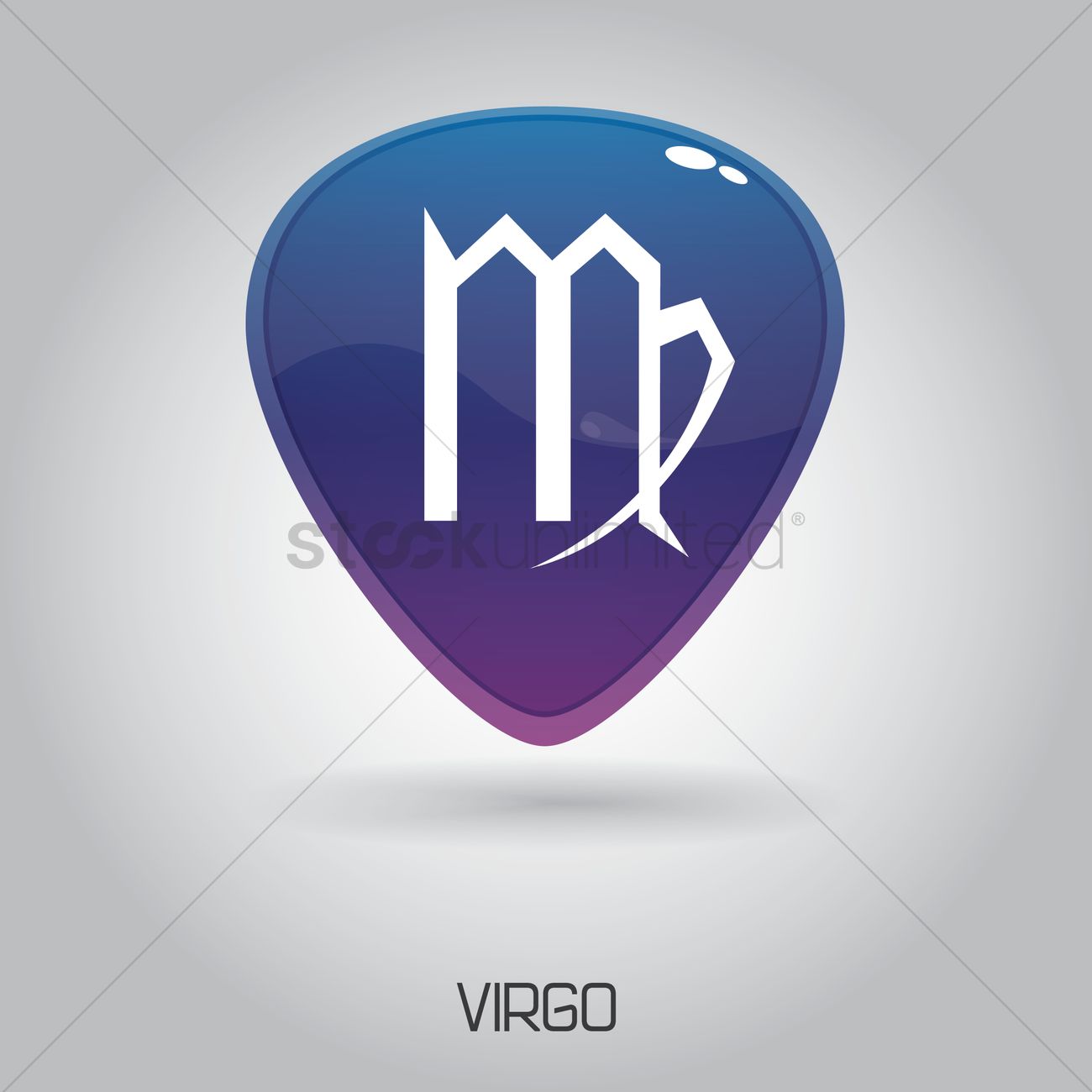 1300x1300 Sketchy Zodiac Virgo Symbol Vector Image