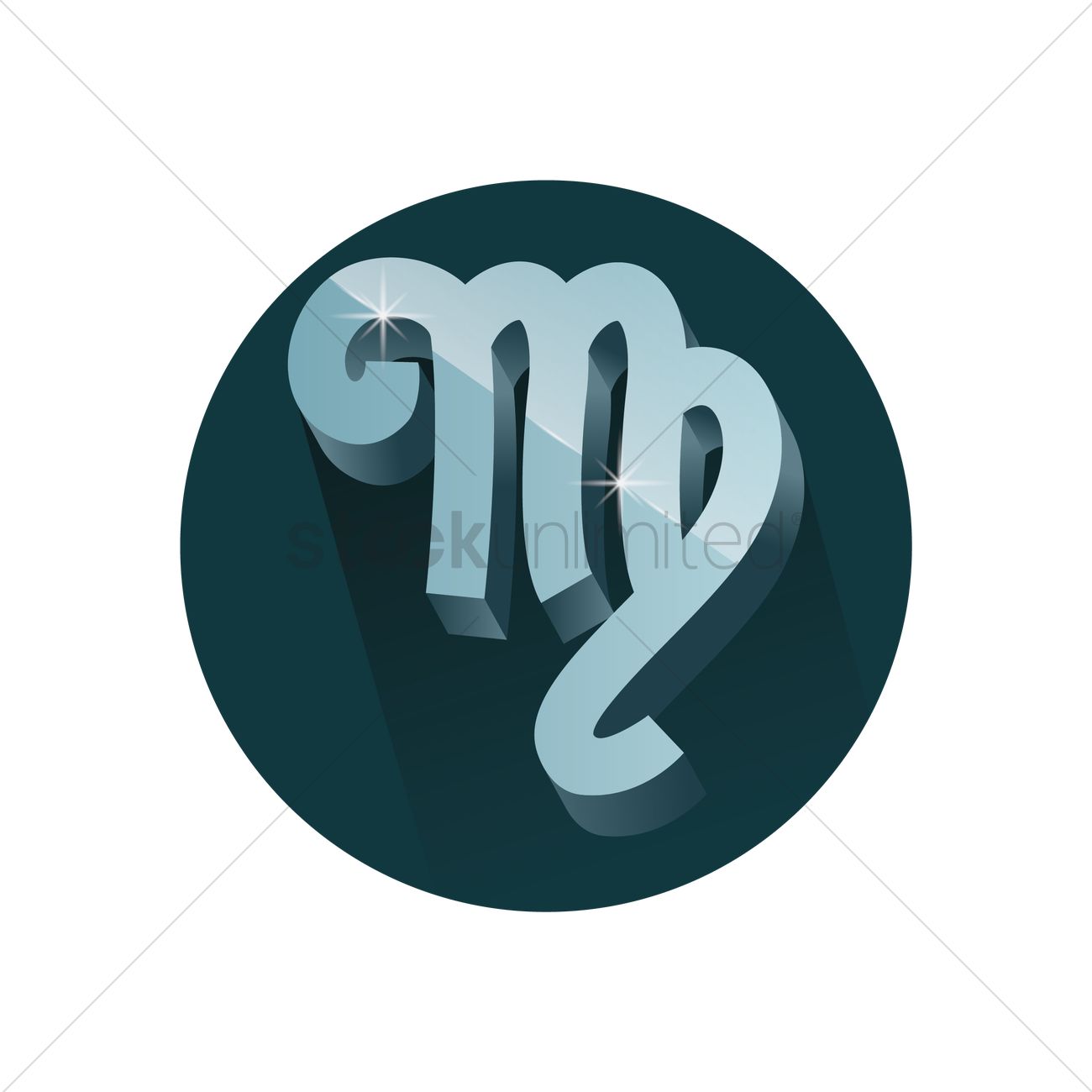 1300x1300 Virgo Vector Image