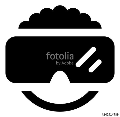 500x488 Virtual Reality Headset Vector Icon Stock Image And Royalty Free