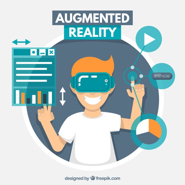 626x626 Virtual Reality And Augmented Reality Vector