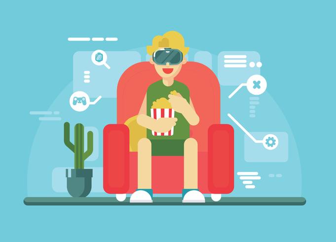 681x490 Virtual Reality Experience Vector