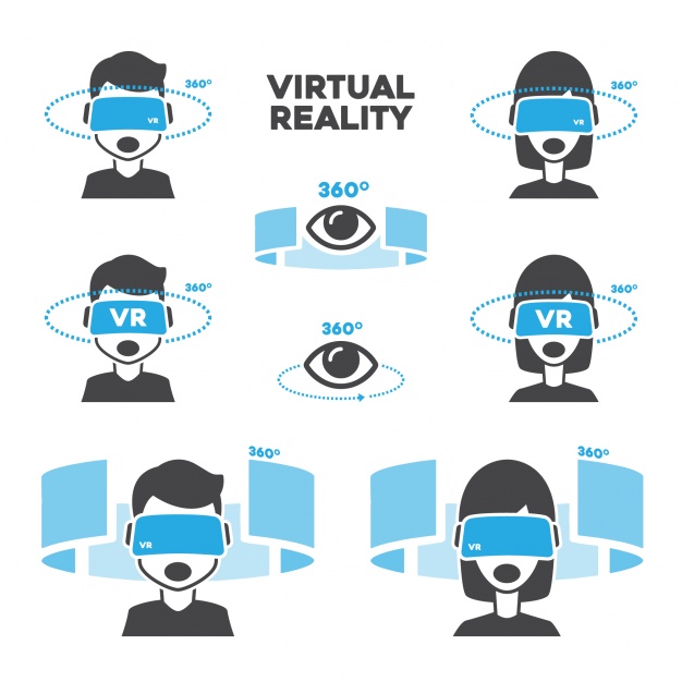626x626 Virtual Reality Designs Vector Free Download