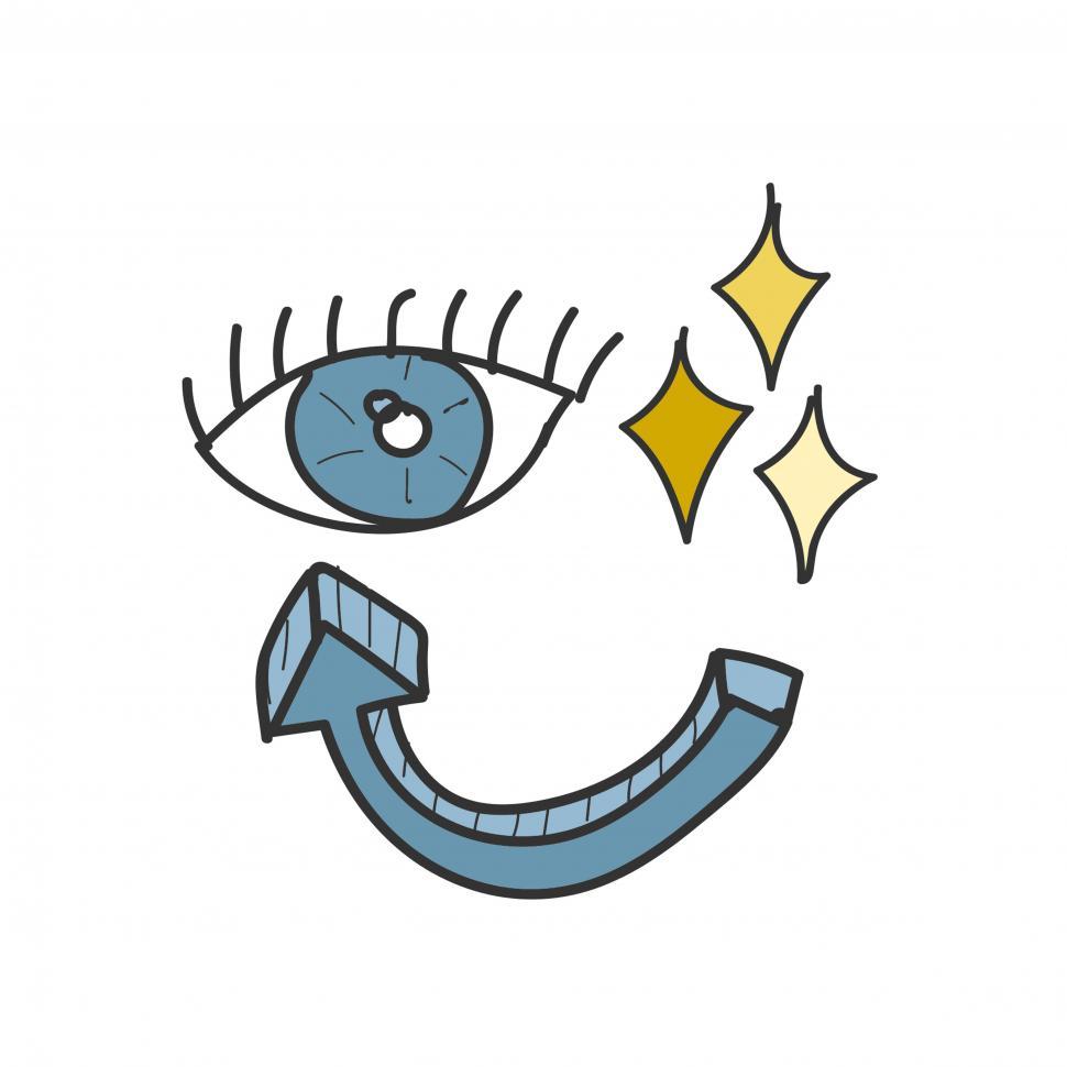 970x970 Get Free Stock Photos Of Eye And Arrow Virtual Reality Vector