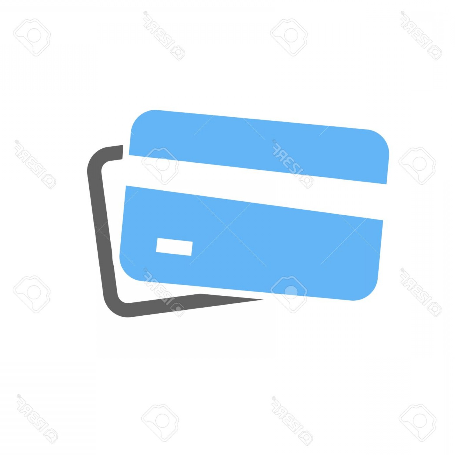 1560x1560 Photostock Vector Card Credit Debit Card Visa Card Icon Vector