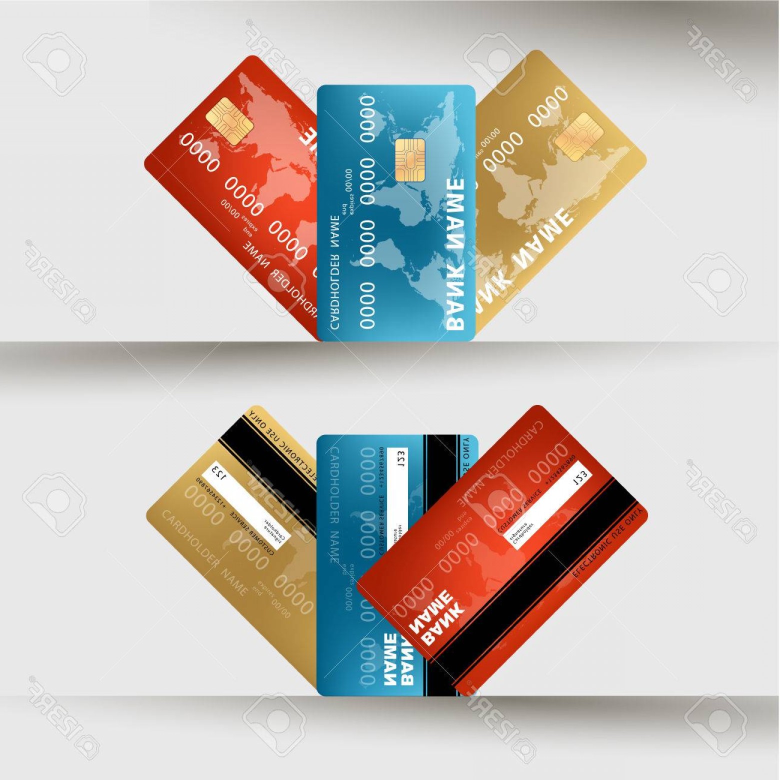 1560x1560 Visa Credit Card Vector Soidergi
