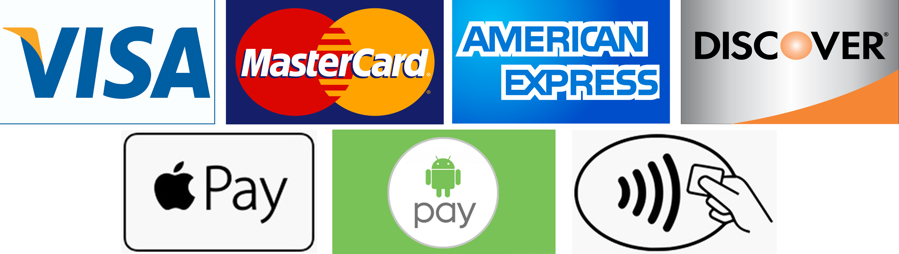 Visa Mastercard American Express Discover Vector at