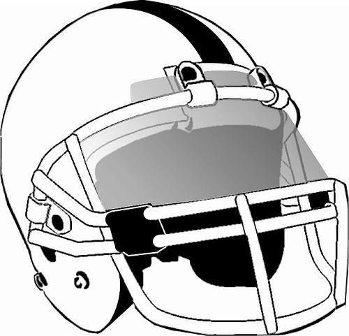 500x481 Football Helmet With Visor Vector Illustration Graphic Design