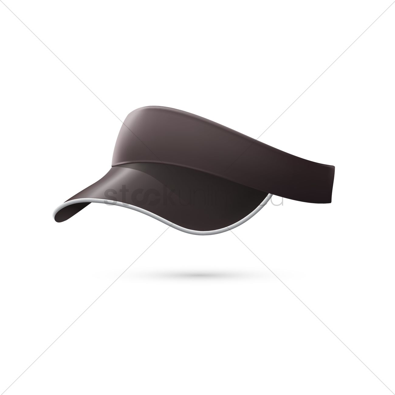 1300x1300 Golf Visor Vector Image