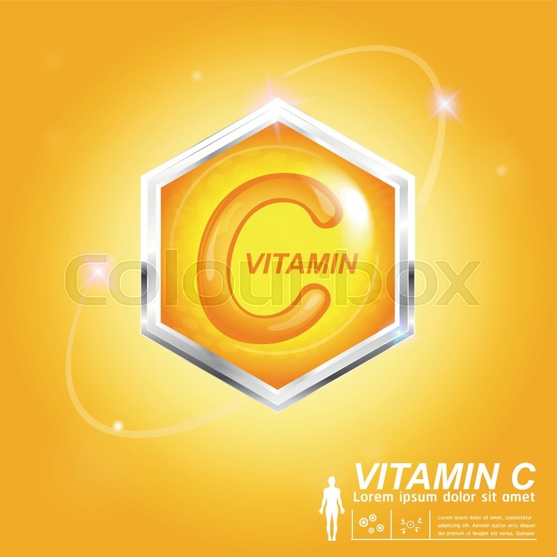 800x800 Kids Vitamin C Vector Stock Vector Colourbox