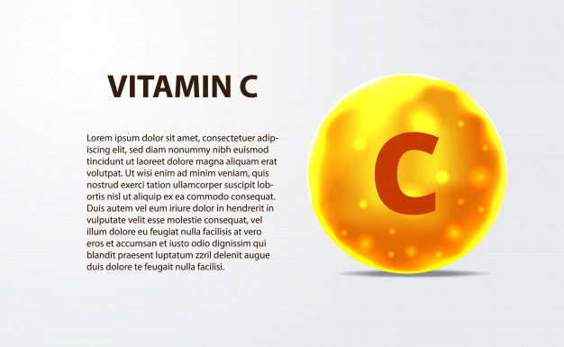 626x385 Sphere Molecule Gold Yellow Vitamin C Vector Premium Download