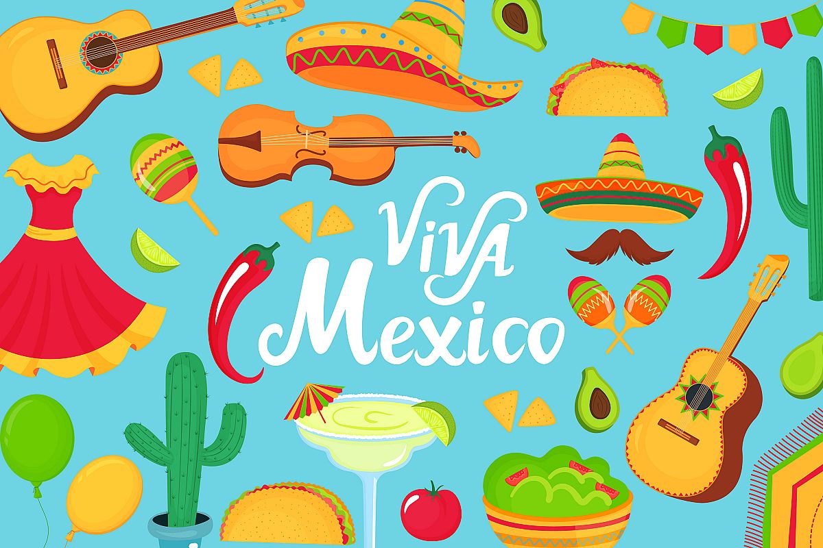 Viva Mexico Vector at Vectorified.com | Collection of Viva Mexico ...