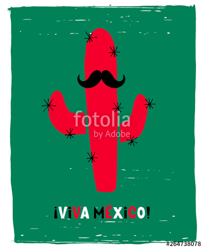 410x500 Hand Drawn Viva Mexico