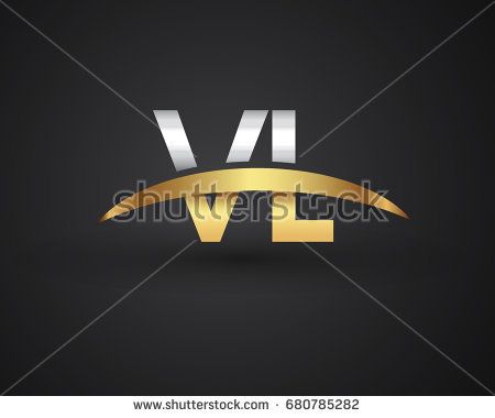 Vl Initial Logo Company Name Colored Gold And Silver Swoosh Design 450x380 Vl Initial Logo Company Name Colored Gold And Silver Swoosh Design
