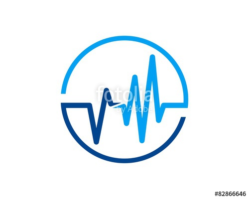 500x400 V M Letter Pulse Logo Stock Image And Royalty Free Vector