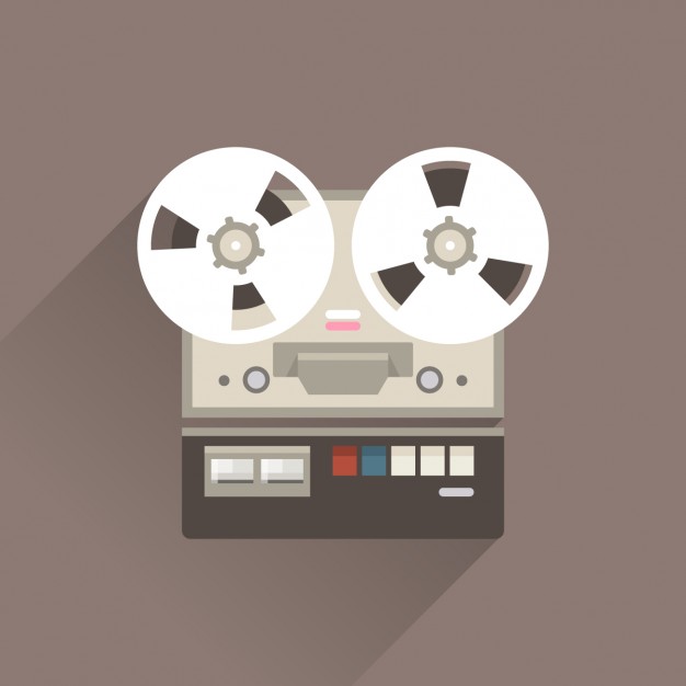 626x626 Vintage Voice Recorder Vector Free Download