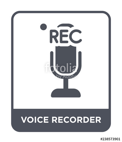 430x500 Voice Recorder Icon Vector Stock Image And Royalty Free Vector