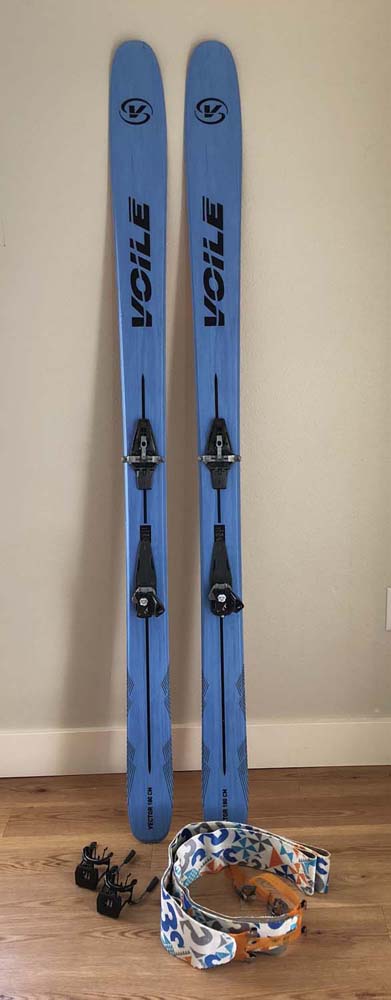 391x1000 Topic Voile Vector + Skins + Dynafit Tlt Verticals + Brakes