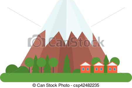 450x300 Vector, Illustration Al Aire Libre, Isolated Magma
