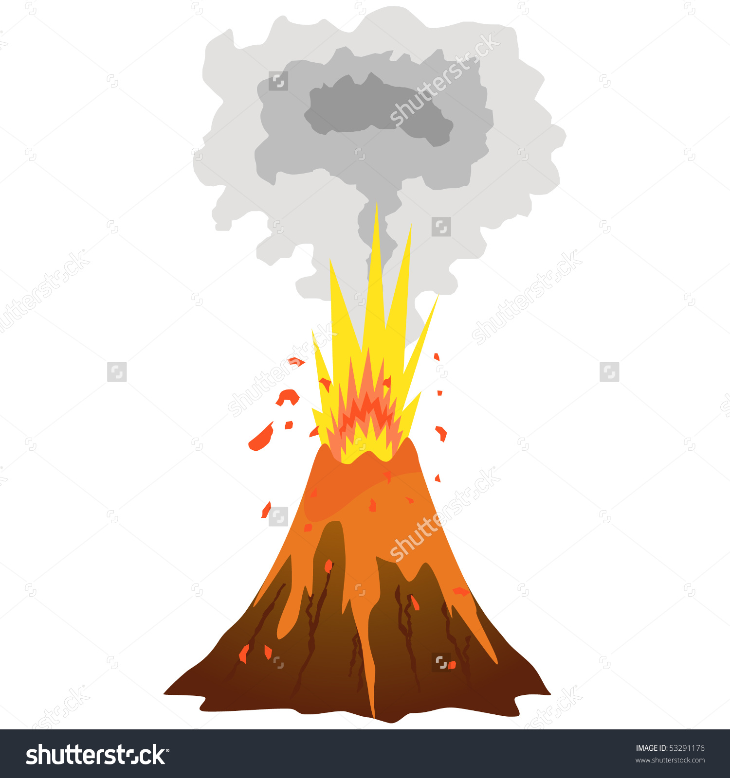1500x1600 Volcanic Eruption Clipart Free Cliparts Download Images