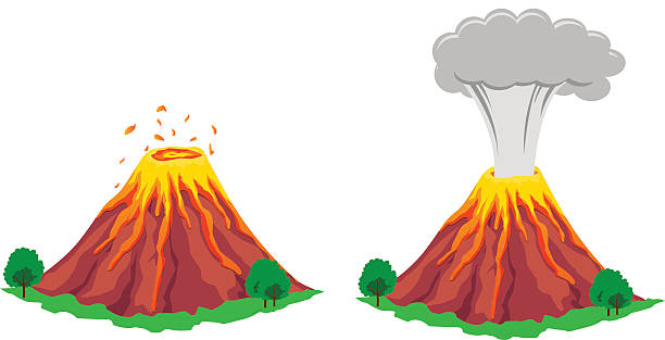 Volcano Eruption Vector at Vectorified.com | Collection of Volcano ...