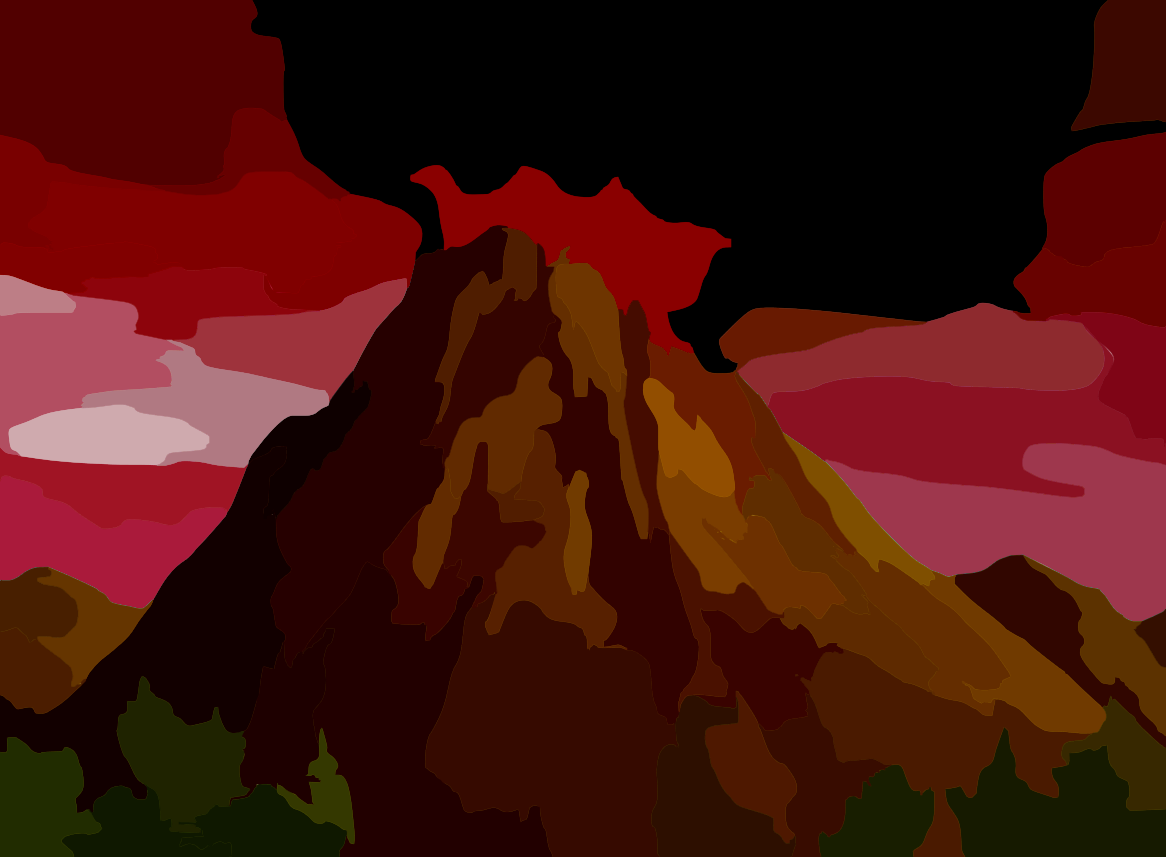 1166x857 Pacific Northwest Volcano Eruption Vector Colour Contrast Enhance