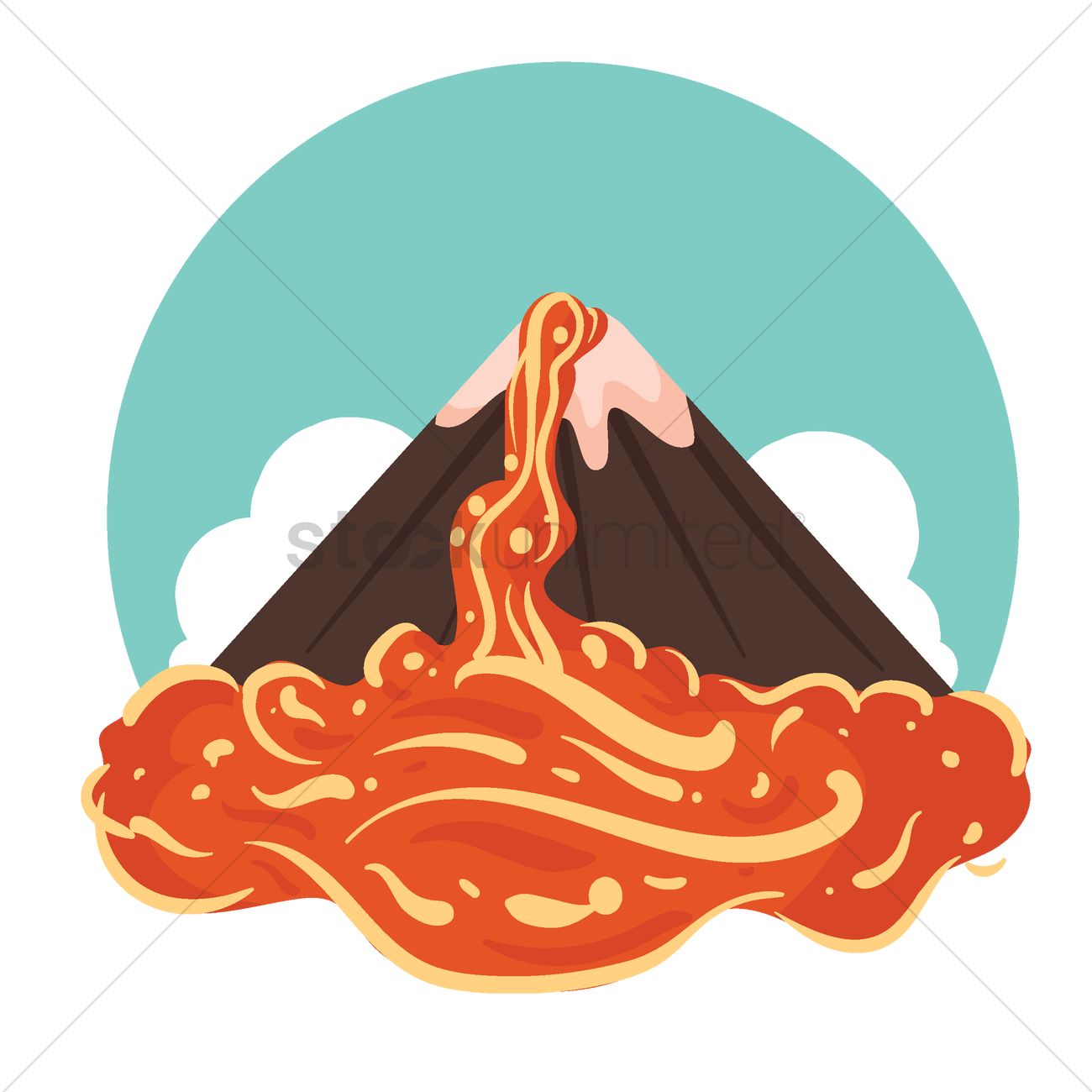 1300x1300 Volcano Clipart Cartoon Vector For Free Download And Use Images