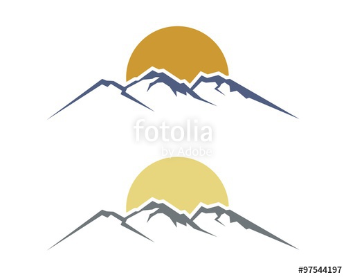 500x400 Mountain Volcano Logo Stock Image And Royalty Free Vector