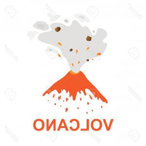 300x300 Photostock Vector Eruption Of A Volcano Vector Icon Illustration
