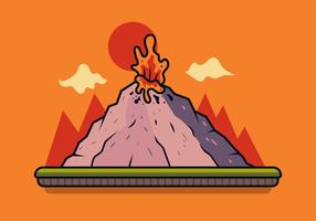 286x200 Volcano Free Vector Art