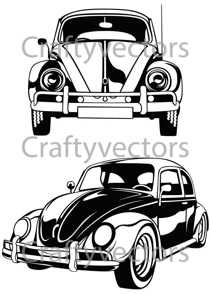 Vw Beetle Vector Etsy 794x1112 Vw Beetle Vector Etsy