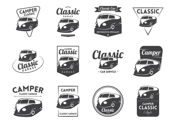 700x490 Vw Camper Vintage Logo Vector