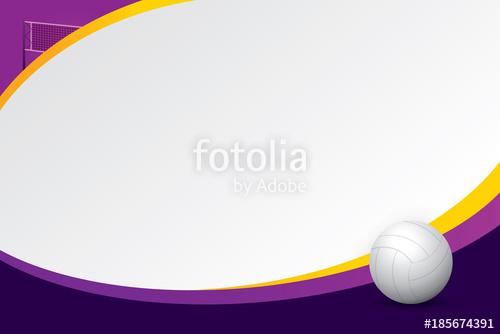 500x334 Volleyball Design Background Vector Illustration Stock Image