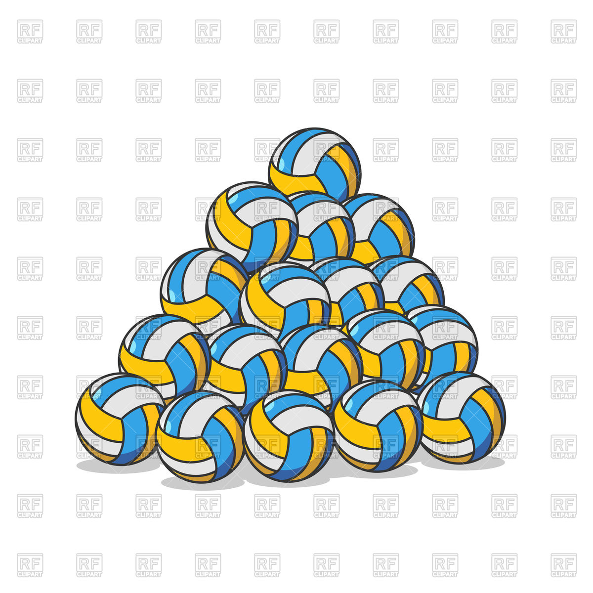 Triangle Of Volleyball Balls Vector Image Of Sport And Leisure 1200x1200 Triangle Of Volleyball Balls Vector Image Of Sport And Leisure