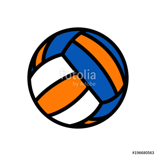Volleyball Ball Vector Illustration Stock Image And Royalty Free 500x500 Volleyball Ball Vector Illustration Stock Image And Royalty Free