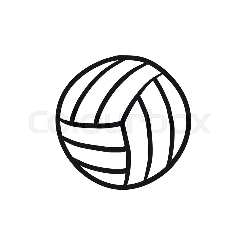 Volleyball Ball Vector Sketch Icon Stock Vector Colourbox 800x800 Volleyball Ball Vector Sketch Icon Stock Vector Colourbox