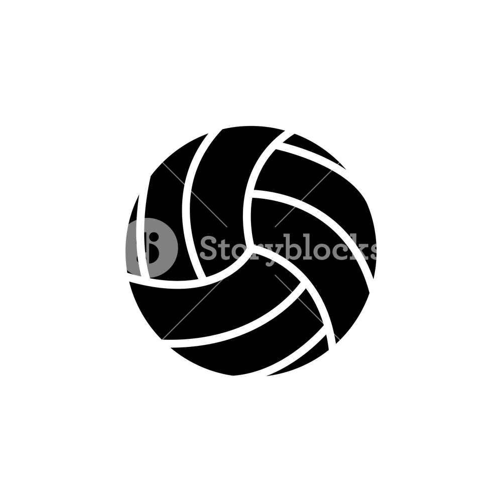 Volleyball Ball Vector Illustration Royalty Free Stock Image 1000x1000 Volleyball Ball Vector Illustration Royalty Free Stock Image