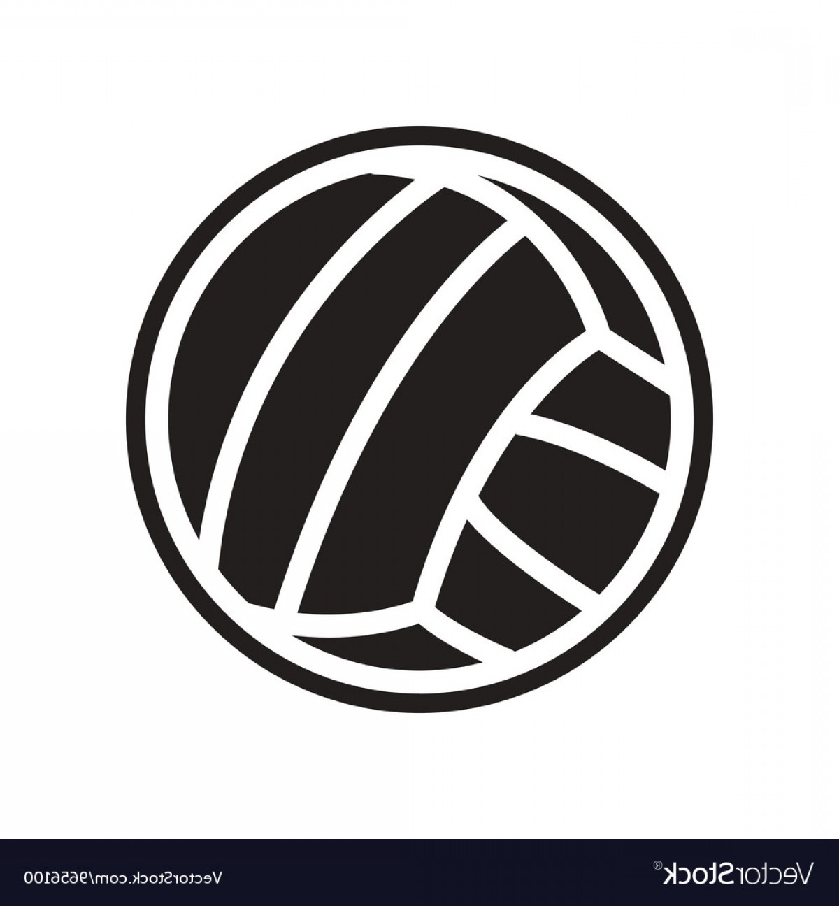 Flat Icon In Black And White Style Volleyball Ball Vector Soidergi 1200x1296 Flat Icon In Black And White Style Volleyball Ball Vector Soidergi